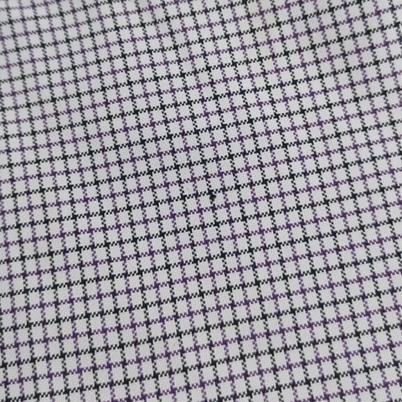 Greg Norman Men's  Golf Athletic Checkered Purple Black White Plaid Shorts SZ 40 - Picture 7 of 10